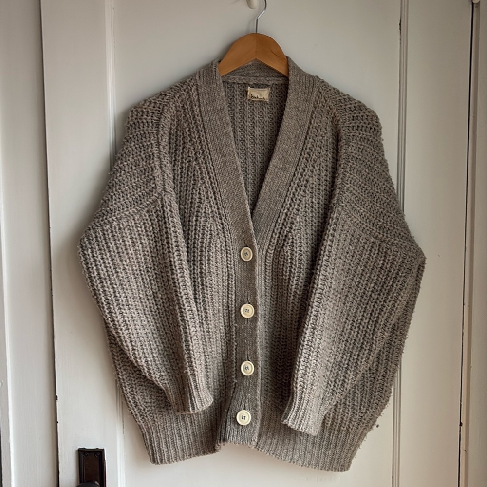 Babaa No 19 Cardigan in Mist